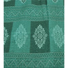 Sanskriti Vintage Sarees Sea-Green Pure Cotton Printed Sari 5+yd Craft Fabric