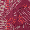 Sanskriti Vintage Sarees Pink Batik Work 100% Pure Cotton Sari 5+yd Craft Fabric