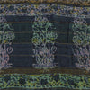 Sanskriti Vintage Sarees Blue Hand Block Printed Bagru Pure Cotton Sari Fabric