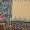 Sanskriti Vintage Sarees BrownIkat Handwoven Odisha Pure Cotton Sari 5+yd Fabric