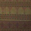 Sanskriti Vintage Sarees Heena-Green Woven Pure Cotton Sari 5+yd Craft Fabric