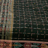 Sanskriti Vintage Sarees GreenIkat Handwoven Odisha Pure Cotton Sari 5+yd Fabric