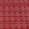 Sanskriti Vintage Sarees Red Bandhani Printed Pure Cotton Sari 5+yd Craft Fabric