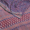 Sanskriti Vintage Sarees Pure Cotton Hand Block Printed Sari 5+yd Craft Fabric