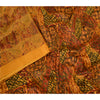 Sanskriti Vintage Sarees 100% Pure Silk Quilting Felting Craft Fabric Print Sari