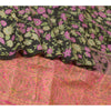 Sanskriti Vintage Sarees Quilting Felting Craft Fabric 100% Pure Silk Print Sari