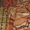 Sanskriti Vintage Sarees Multi 100% Pure Silk 5YD Printed Sari Soft Craft Fabric