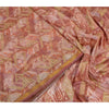 Sanskriti Vintage Sarees Pure Silk Quilting Felting Craft Fabric Printed Sari