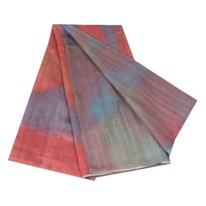 Sanskriti Vintage Sarees Pure Silk Quilting Felting Craft Fabric Printed Sari