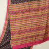 Sanskriti Vintage Sarees Indian Blue/Pink Pure Silk Printed Sari Craft Fabric