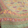 Sanskriti Vintage Sarees Pure Silk Quilting Felting Craft Fabric Printed Sari