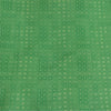 Sanskriti Vintage Sarees Green/Ivory 100% Pure Silk Printed Sari Craft Fabric