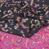 Sanskriti Vintage Sarees Pure Silk 5yd Quilting Felting Craft Fabric Print Sari