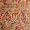 Sanskriti Vintage Sarees Indian Peach Pure Silk Printed Sari Floral Craft Fabric