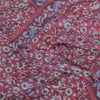 Sanskriti Vintage Sarees Pink Pure Silk Quilting Felting Craft Fabric Print Sari