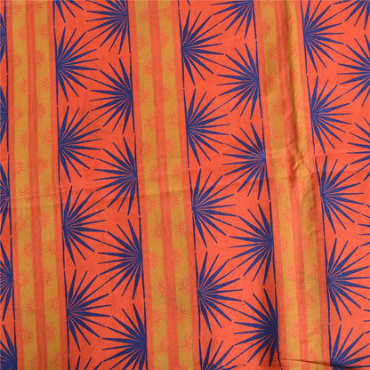 Sanskriti Vintage Sarees Pure Silk Quilting Felting Craft Fabric Printed Sari