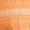 Sanskriti Vintage Sarees Quilting Felting 6yd Craft Fabric Pure Silk Print Sari