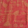 Sanskriti Vintage Sarees Indian Pink 100% Pure Silk Printed Sari Craft Fabric