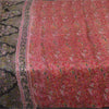 Sanskriti Vintage Sarees 100% Pure Silk Quilting Felting Craft Fabric Print Sari