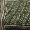 Sanskriti Vintage Sarees Green Indian Pure Silk Printed Sari 5yd Craft Fabric