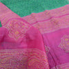 Sanskriti Vintage Sarees Quilting Felting Craft Fabric Pure Silk Bandhani Sari