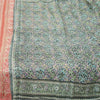 Sanskriti Vintage Sarees 100% Pure Silk Print Sari Quilting Felting Craft Fabric