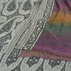 Sanskriti Vintage Sarees Indian Multi Pure Silk Printed Sari 5yd Craft Fabric