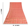 Sanskriti Vintage Sarees Pure Silk Quilting Felting Craft Fabric Printed Sari