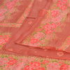 Sanskriti Vintage Sarees Pure Silk Quilting Felting Craft Fabric Printed Sari