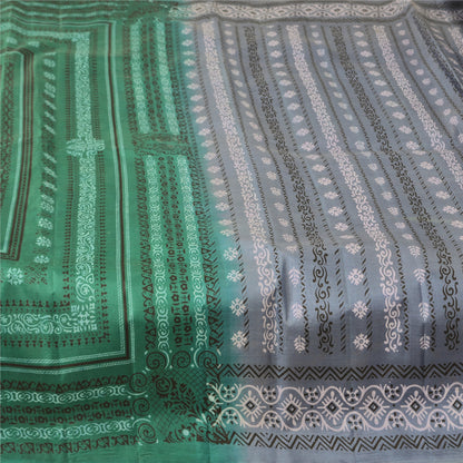 Sanskriti Vintage Sarees Quilting Felting Craft Fabric Pure Silk Printed Sari