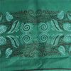 Sanskriti Vintage Sarees Quilting Felting Craft Fabric Pure Silk Printed Sari