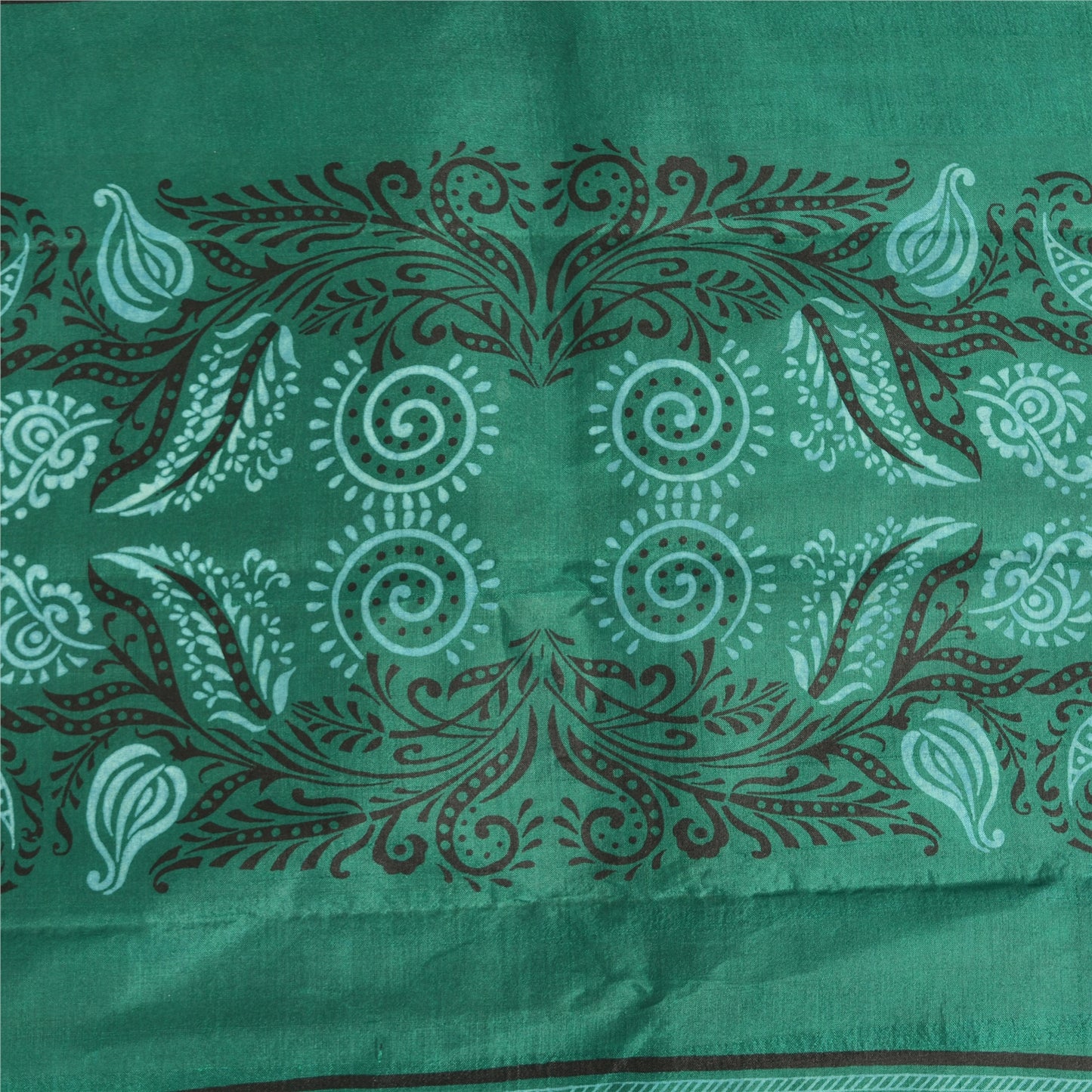 Sanskriti Vintage Sarees Quilting Felting Craft Fabric Pure Silk Printed Sari