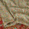 Sanskriti Vintage Sarees 5yd Quilting Felting Craft Fabric Pure Silk Print Sari