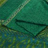 Sanskriti Vintage Sarees Pure Silk 6yd Quilting Felting Craft Fabric Print Sari