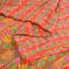 Sanskriti Vintage Sarees Pure Silk 6yd Quilting Felting Craft Fabric Print Sari