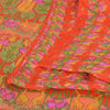 Sanskriti Vintage Sarees Pure Silk 6yd Quilting Felting Craft Fabric Print Sari