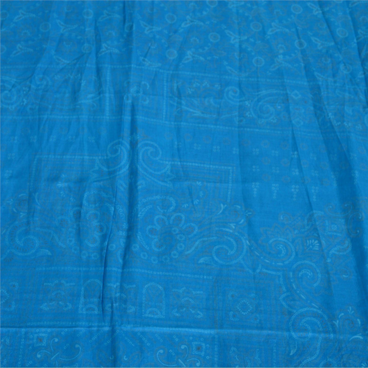 Sanskriti Vintage Sarees Quilting Felting Craft Fabric Bandhani Pure Silk Sari