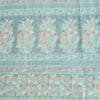 Sanskriti Vintage Sarees Indian Green Pure Silk Printed Sari 5yd Craft Fabric