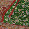 Sanskriti Vintage Sarees 5yd Quilting Felting Craft Fabric Pure Silk Print Sari