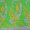 Sanskriti Vintage Sarees Quilting Felting Craft Fabric Pure Chiffon Print Sari