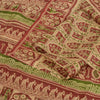 Sanskriti Vintage Sarees Blend Silk 5yd Quilting Felting Craft Fabric Print Sari