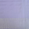 Sanskriti Vintage Sarees Soft Lilac Pure ChiffonSilk Zari Border Sari 5yd Fabric