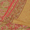 Sanskriti Vintage Sarees 5yd Quilting Felting Craft Fabric Blend Silk Print Sari