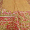 Sanskriti Vintage Sarees 5yd Quilting Felting Craft Fabric Blend Silk Print Sari