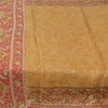 Sanskriti Vintage Sarees 5yd Quilting Felting Craft Fabric Blend Silk Print Sari