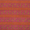 Sanskriti Vintage Sarees Orange/Pink Pure Chiffon Silk Printed Sari Craft Fabric