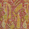 Sanskriti Vintage Sarees From India Red Pure Silk Printed Sari 5yd Craft Fabric