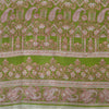 Sanskriti Vintage Sarees 6yd Quilting Felting Craft Fabric Pure Silk Print Sari