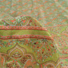 Sanskriti Vintage Sarees Pure Silk Quilting Felting Craft Fabric Printed Sari