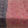 Sanskriti Vintage Sarees Pink Pure Silk Printed Sari 5yd Craft Fabric